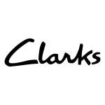 Home clarks logo black and white
